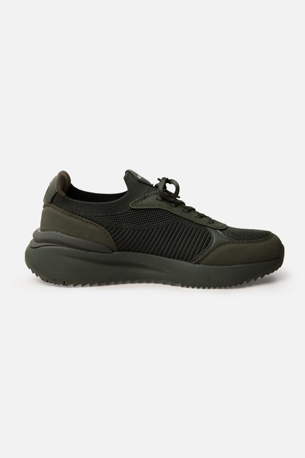ZAPATOS CASUAL COLOR VERDE MILITAR