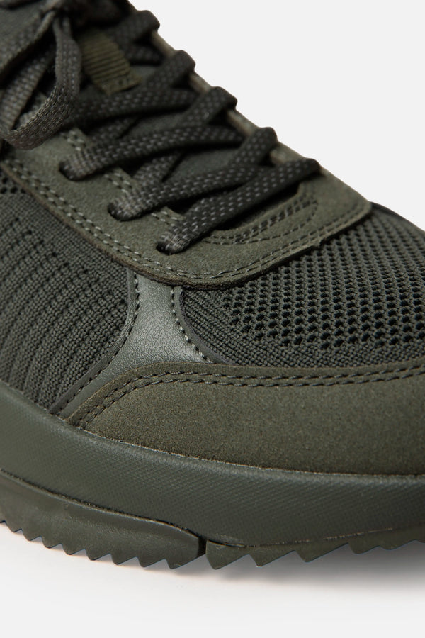 ZAPATOS CASUAL COLOR VERDE MILITAR