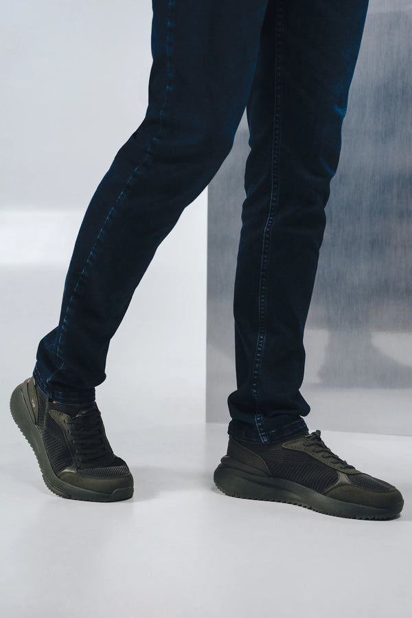 ZAPATOS CASUAL COLOR VERDE MILITAR