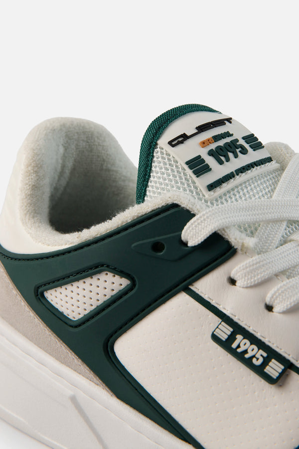 ZAPATOS CASUAL COLOR BLANCO - VERDE