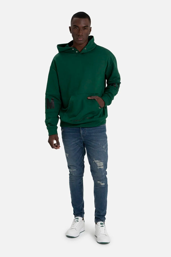 BUZO CERRADO COLOR VERDE PRADERA