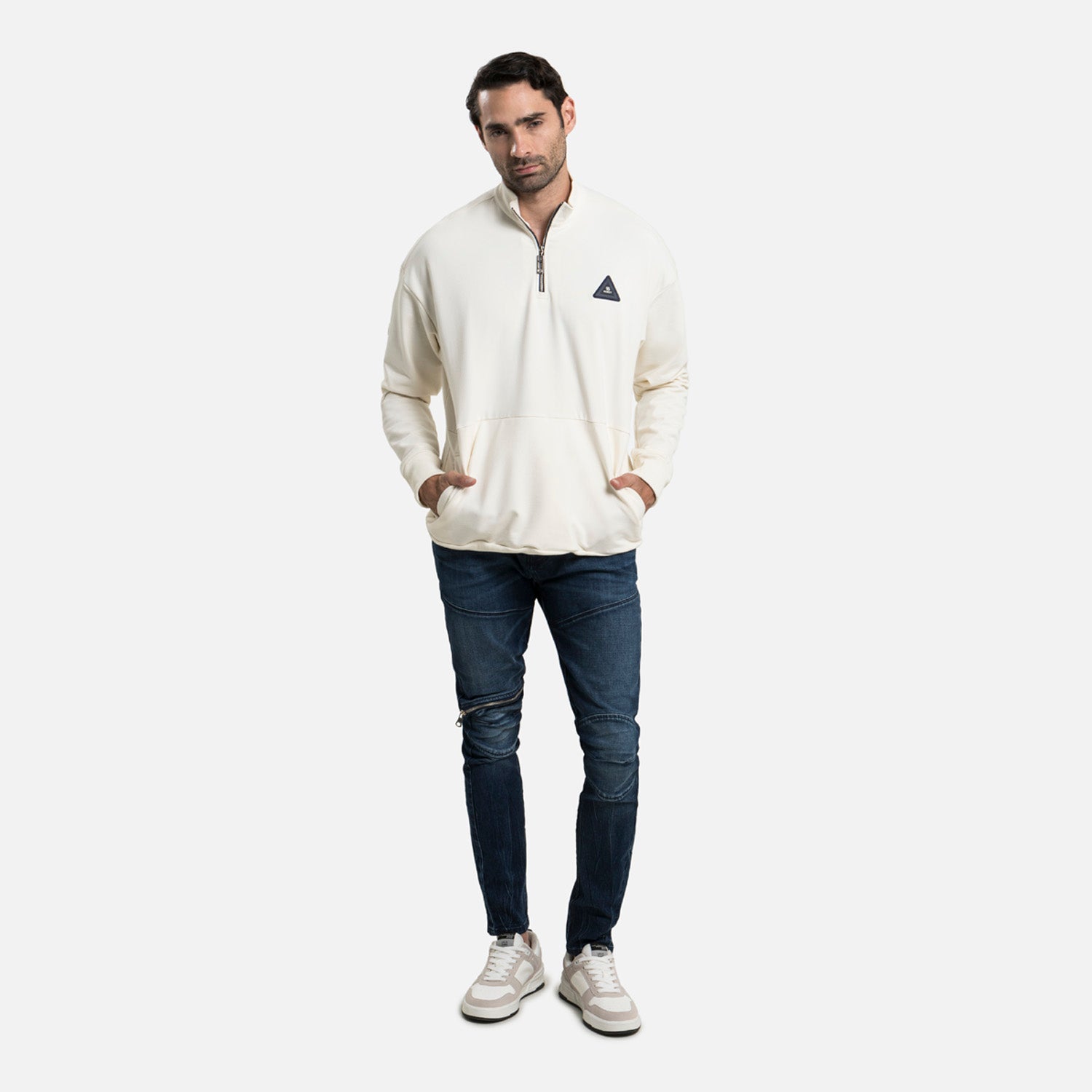 BUZO CERRADO COLOR IVORY