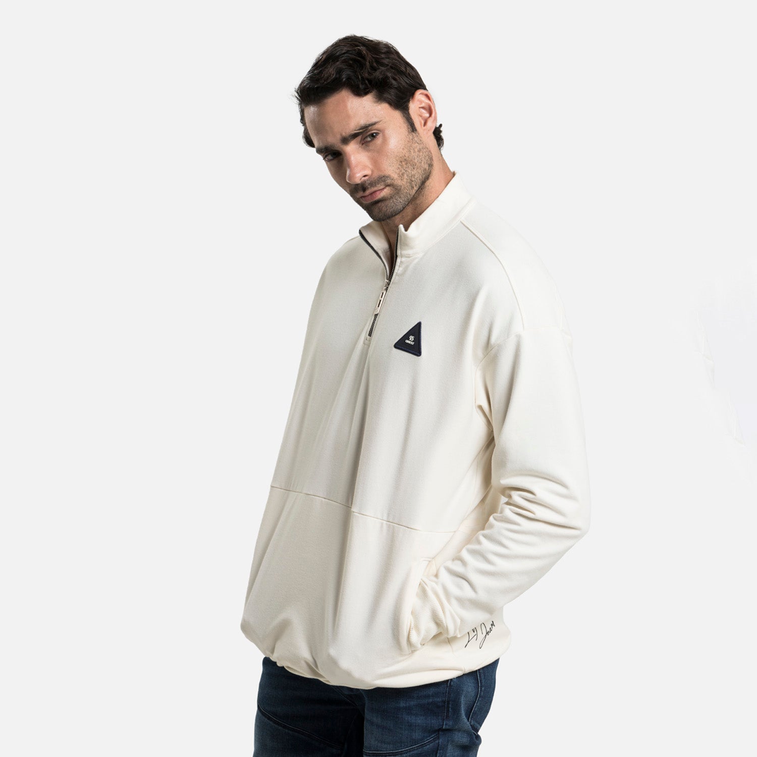 BUZO CERRADO COLOR IVORY