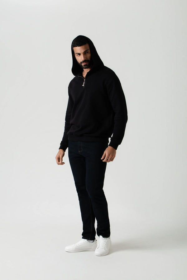 BUZO CERRADO COLOR NEGRO