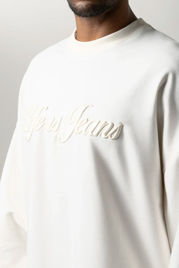 BUZO CERRADO COLOR IVORY