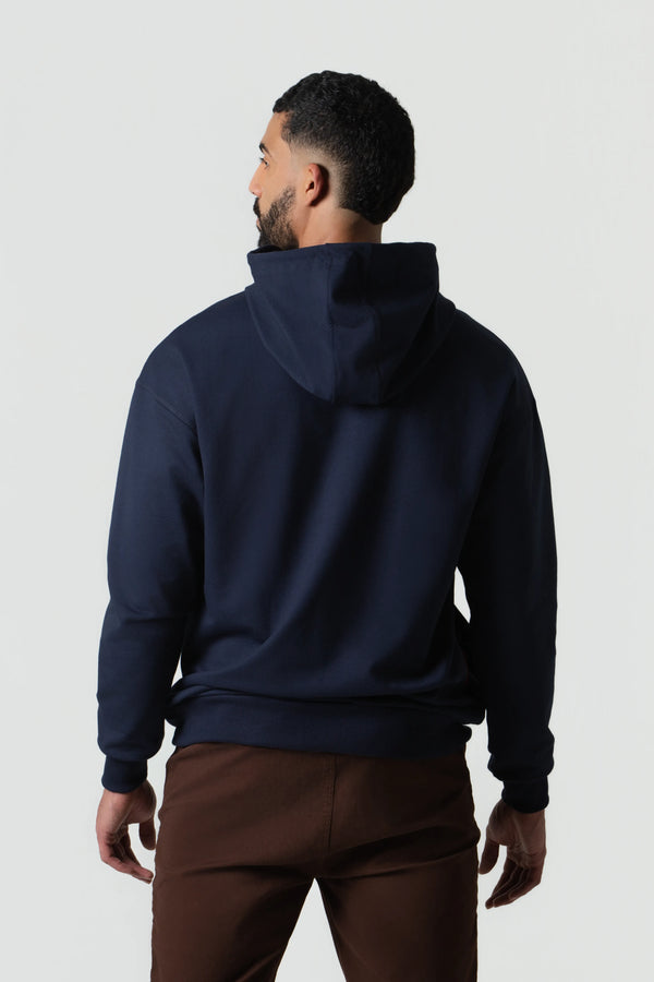 BUZO CERRADO COLOR AZUL OSCURO