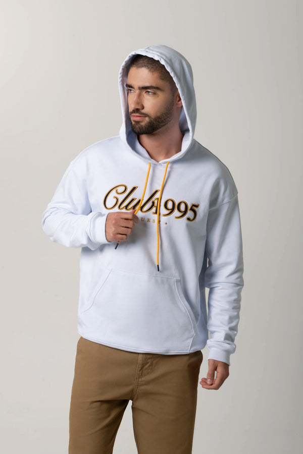 BUZO CERRADO COLOR BLANCO OPTICO