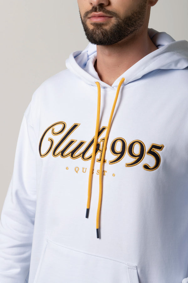 BUZO CERRADO COLOR BLANCO OPTICO