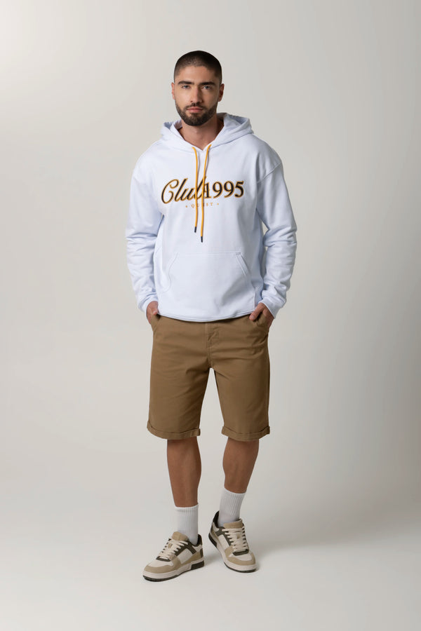 BUZO CERRADO COLOR BLANCO OPTICO