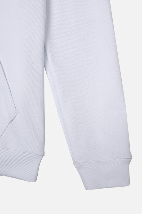 BUZO CERRADO COLOR BLANCO OPTICO