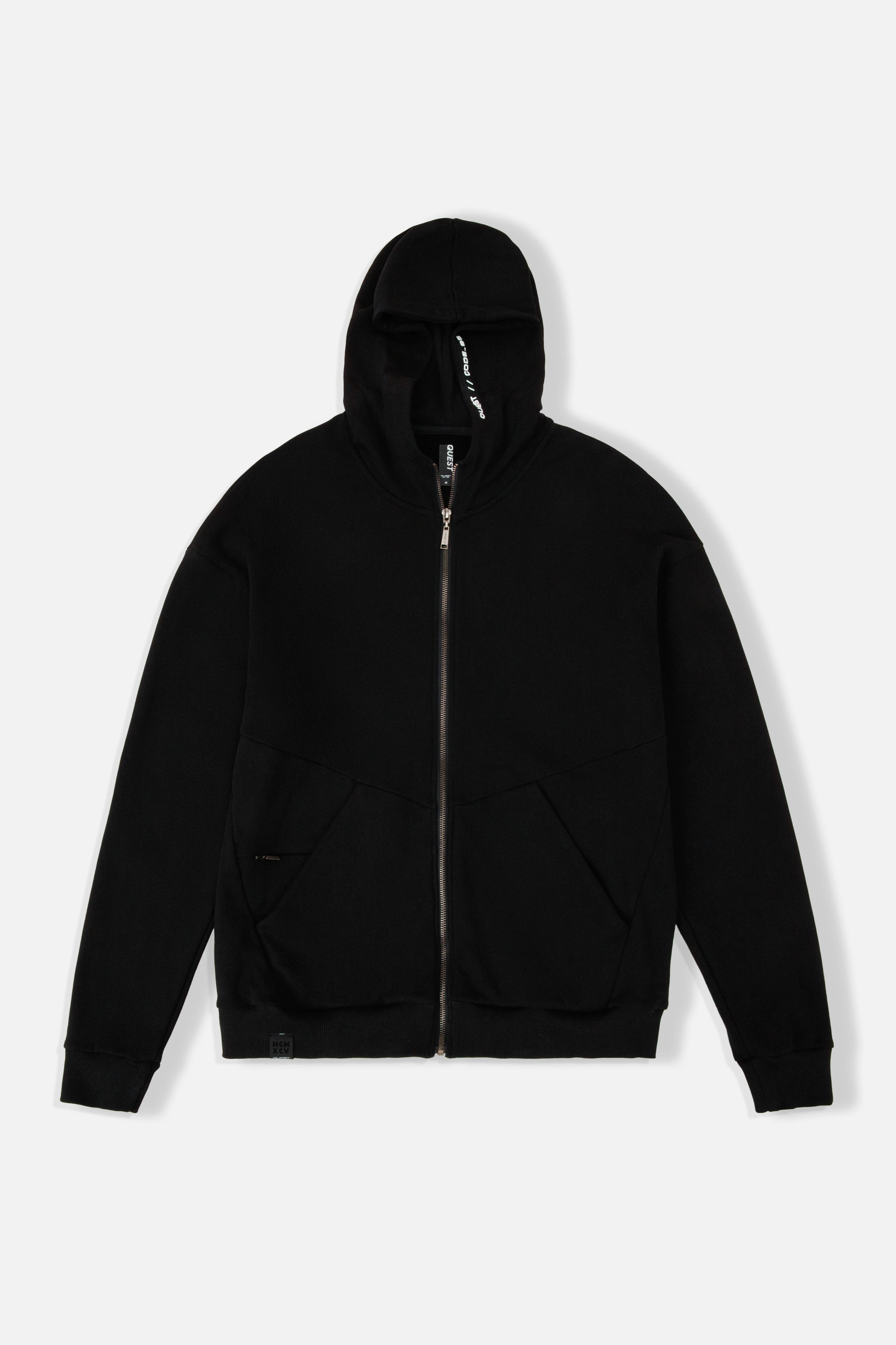 BUZO ABIERTO COLOR NEGRO