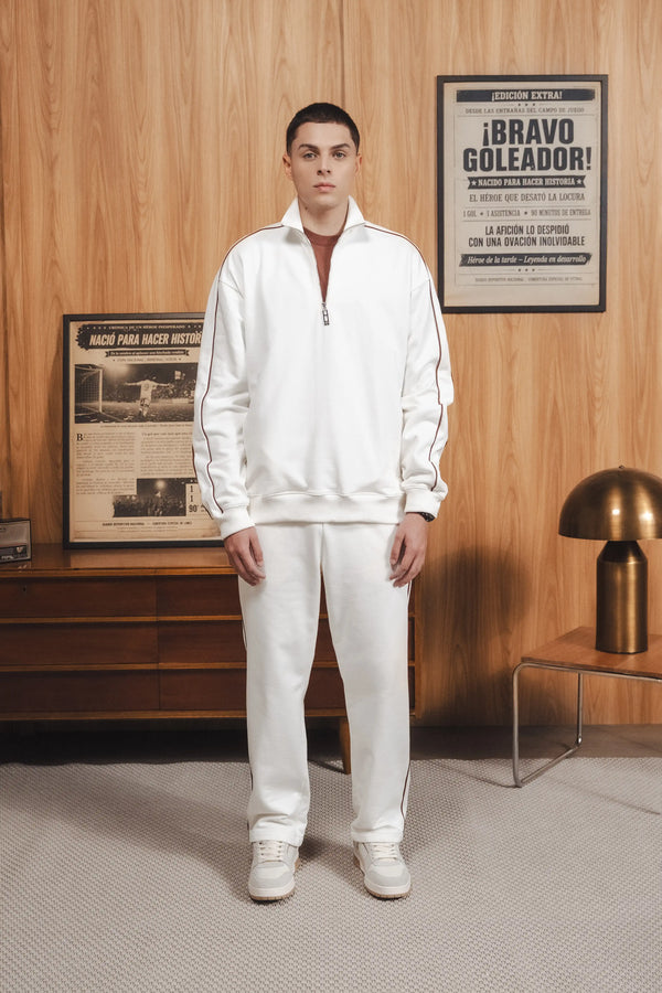 BUZO CERRADO COLOR IVORY