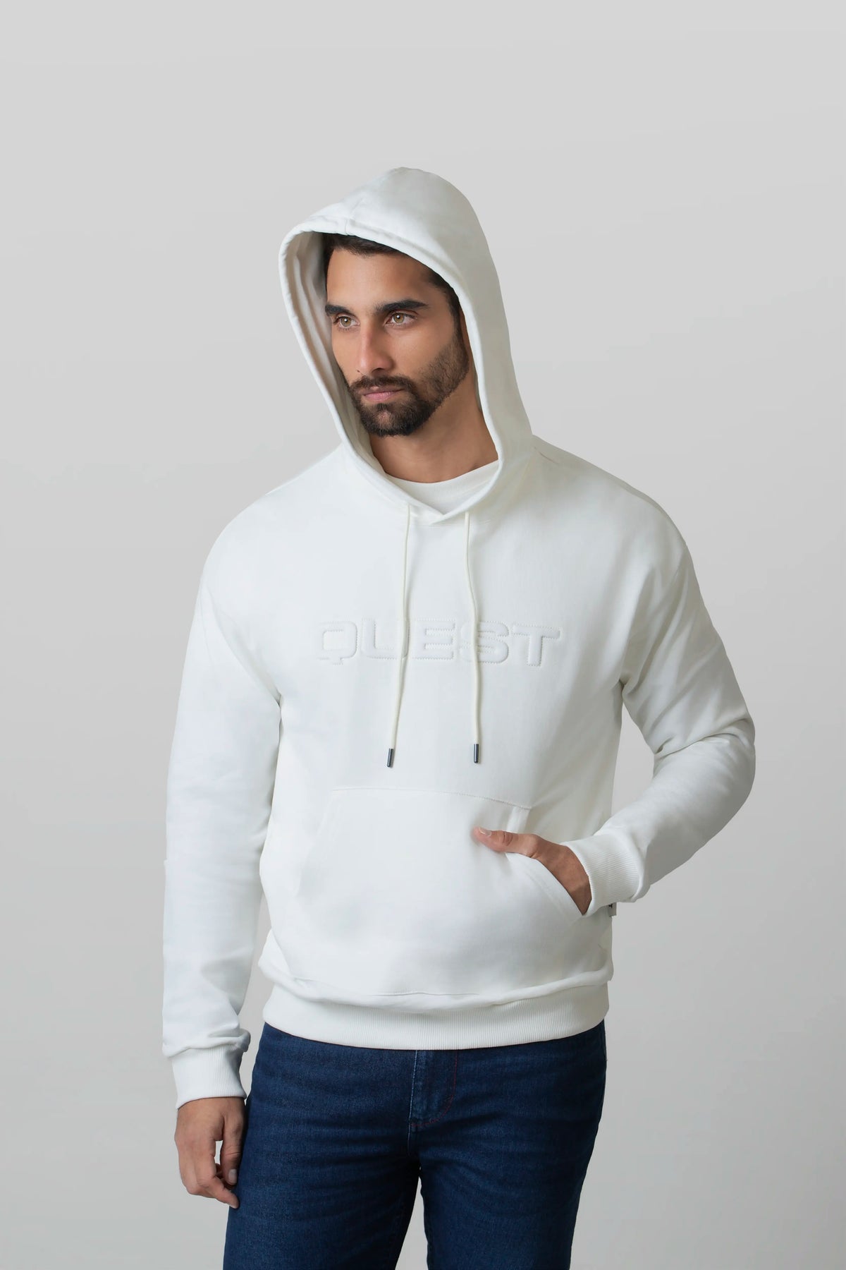 BUZO CERRADO COLOR IVORY