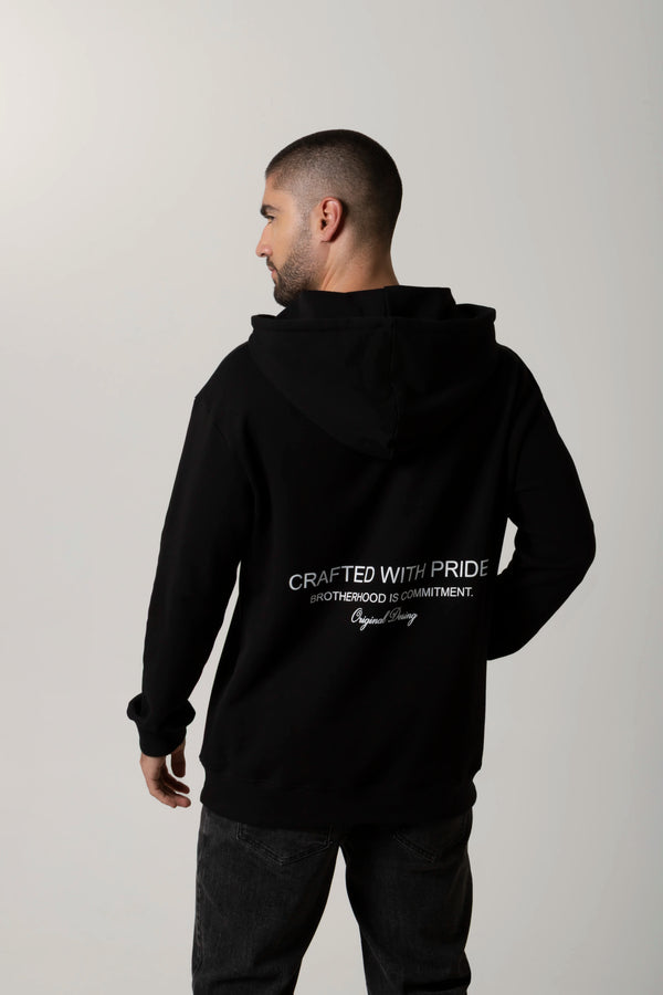 BUZO CERRADO COLOR NEGRO