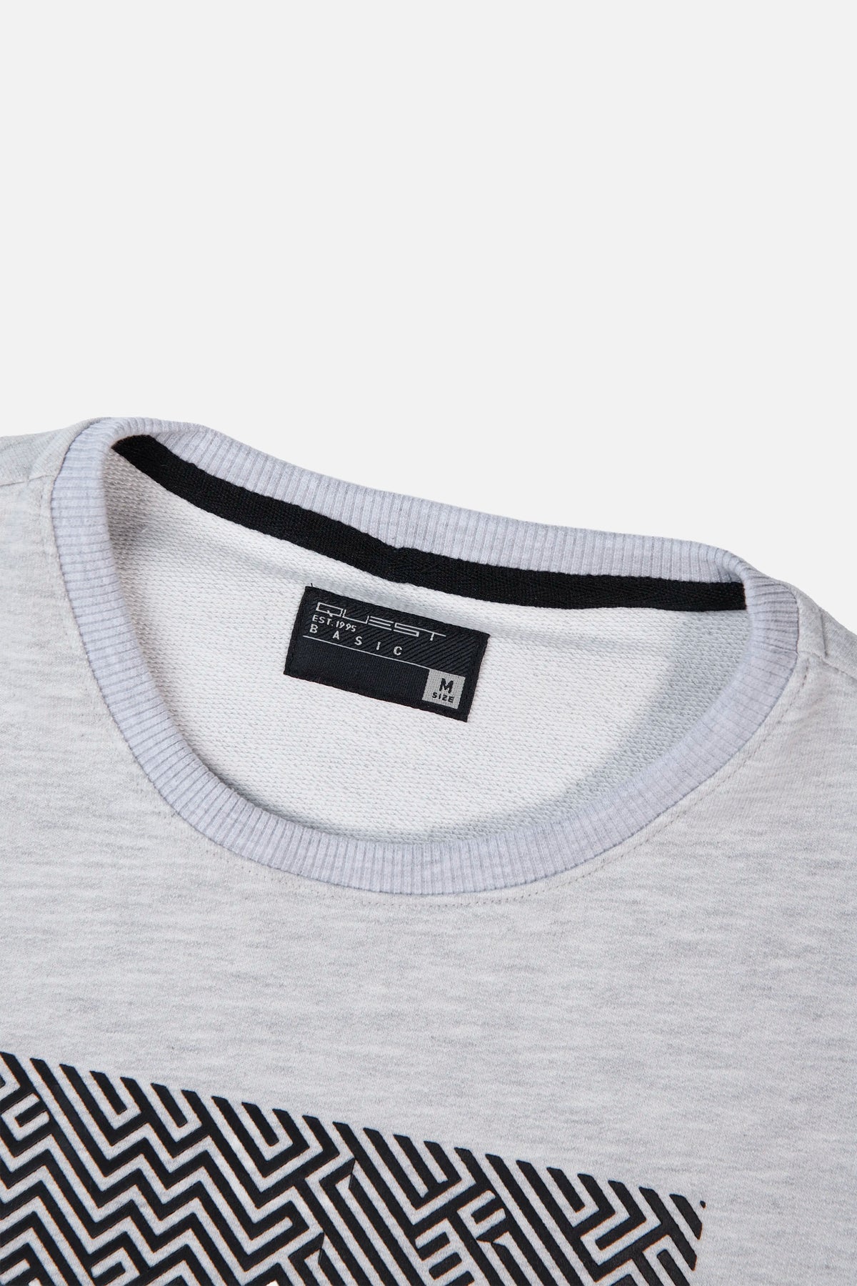 BUZO CERRADO COLOR GRIS JASPE CLARO