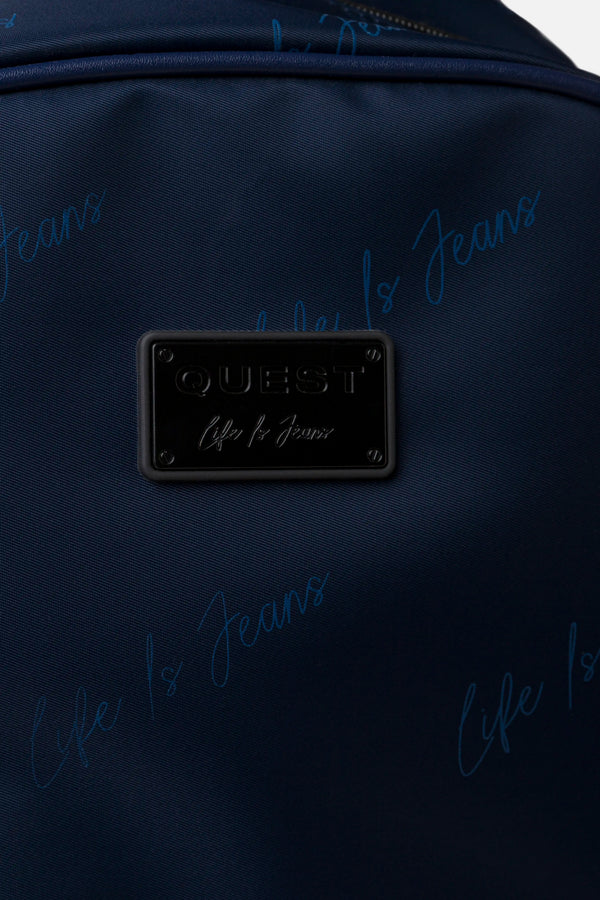 MALETIN TIPO MORRAL COLOR AZUL OSCURO
