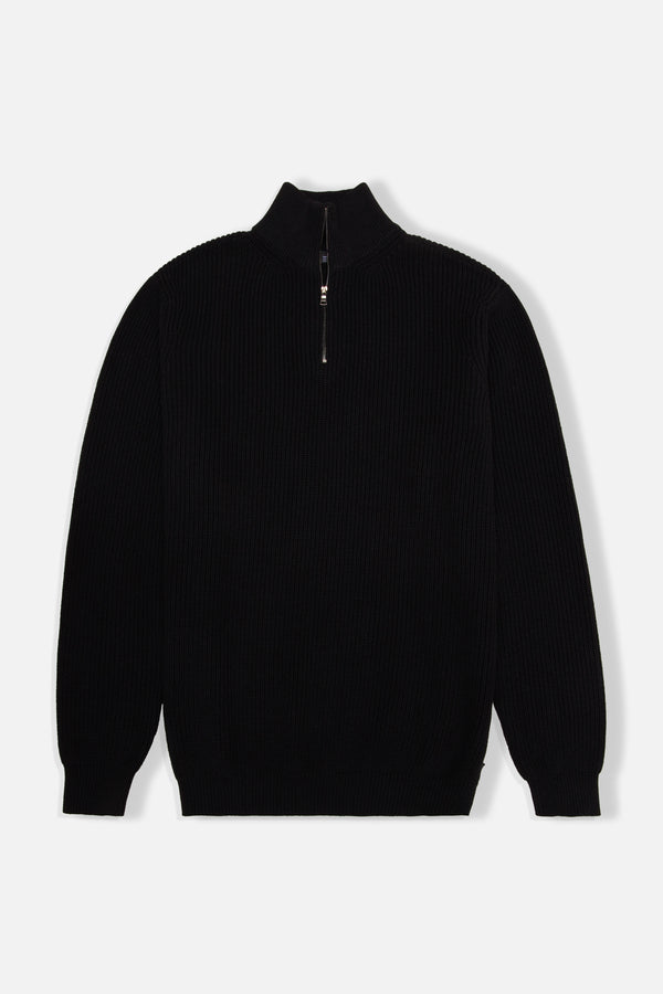 SWEATER CERRADO COLOR NEGRO