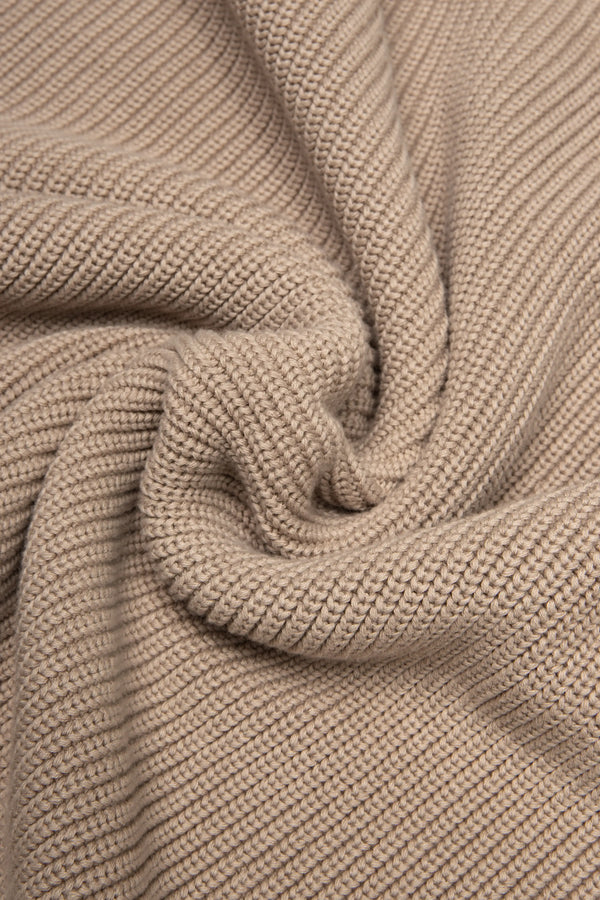 SWEATER CERRADO COLOR TAUPE