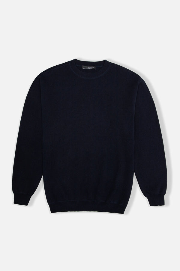 SWEATER CERRADO COLOR AZUL OSCURO