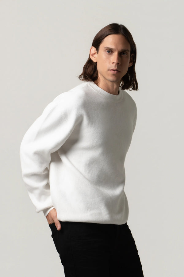 SWEATER CERRADO COLOR CRUDO