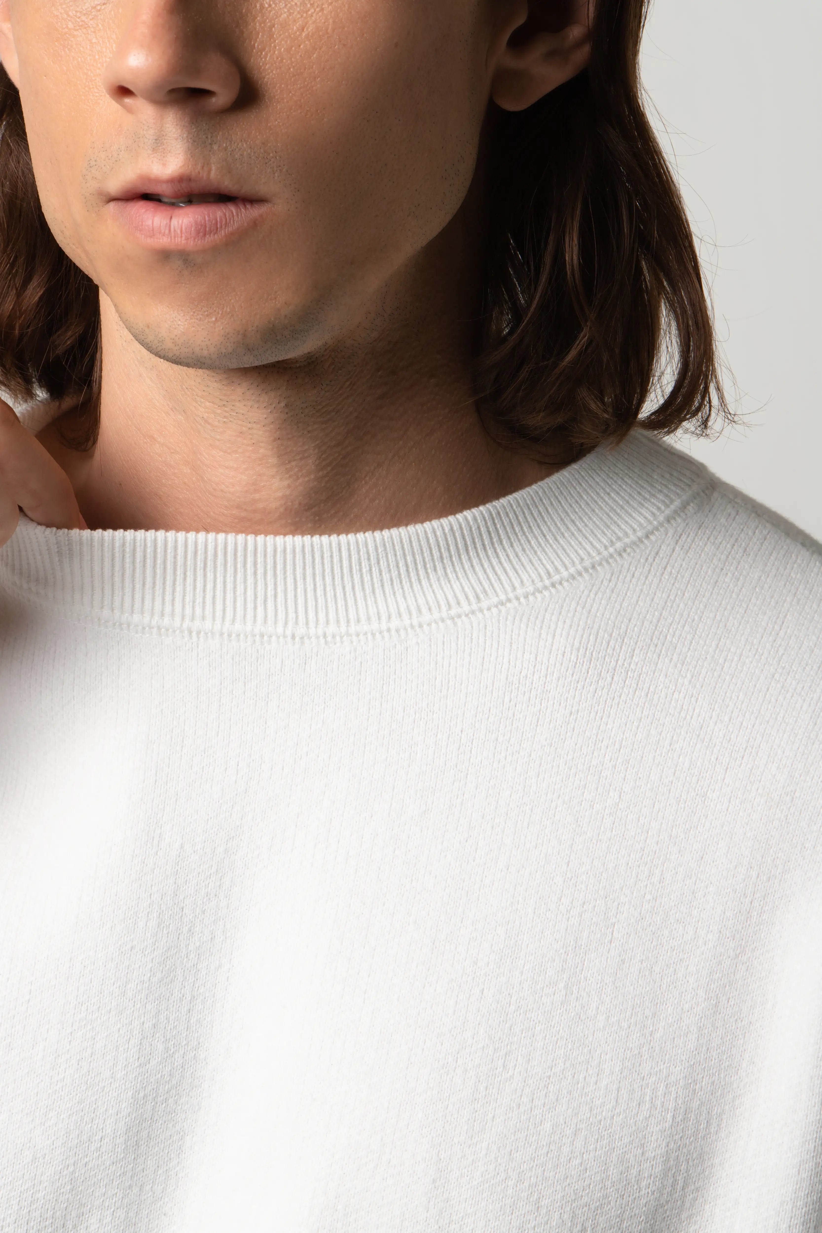 SWEATER CERRADO COLOR CRUDO