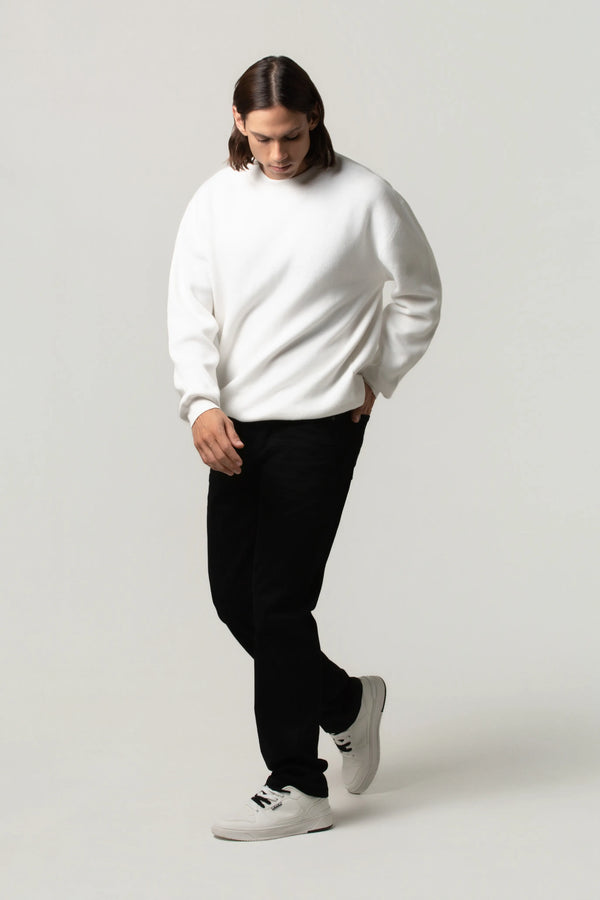 SWEATER CERRADO COLOR CRUDO