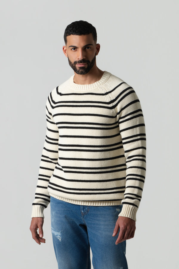 SWEATER CERRADO COLOR IVORY