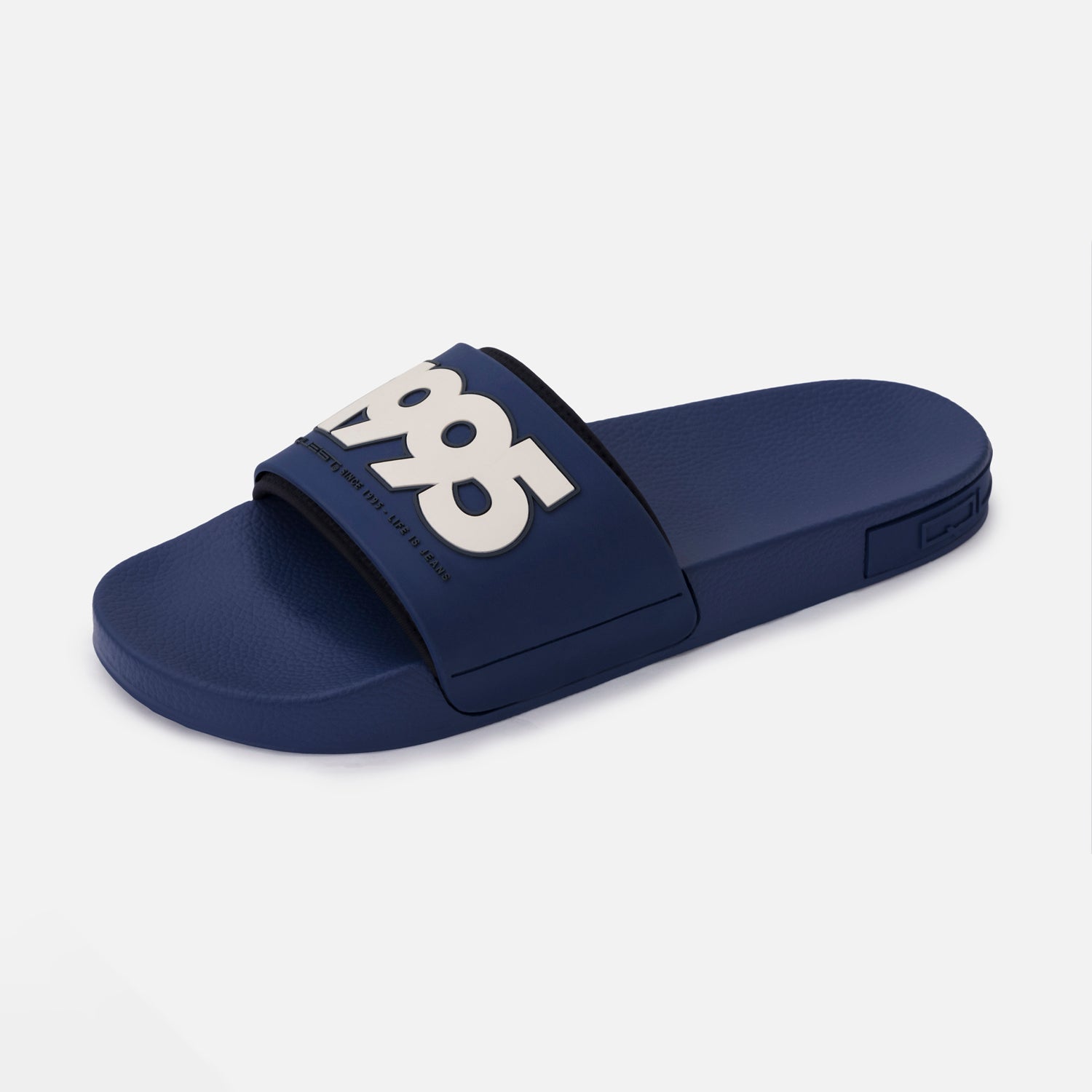 SANDALIAS TIPO PALA COLOR AZUL REY OSCURO