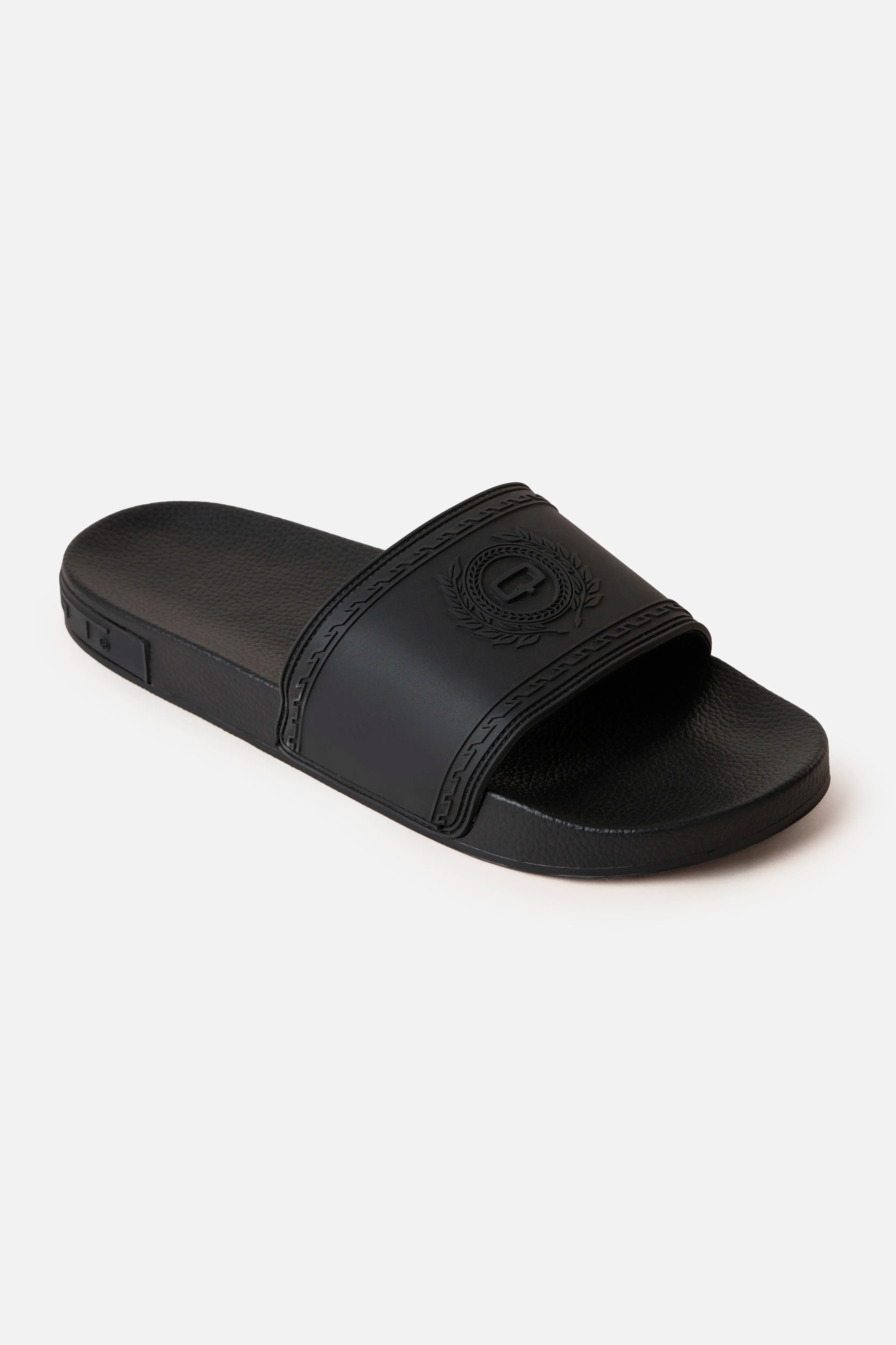 SANDALIAS TIPO PALA COLOR NEGRO