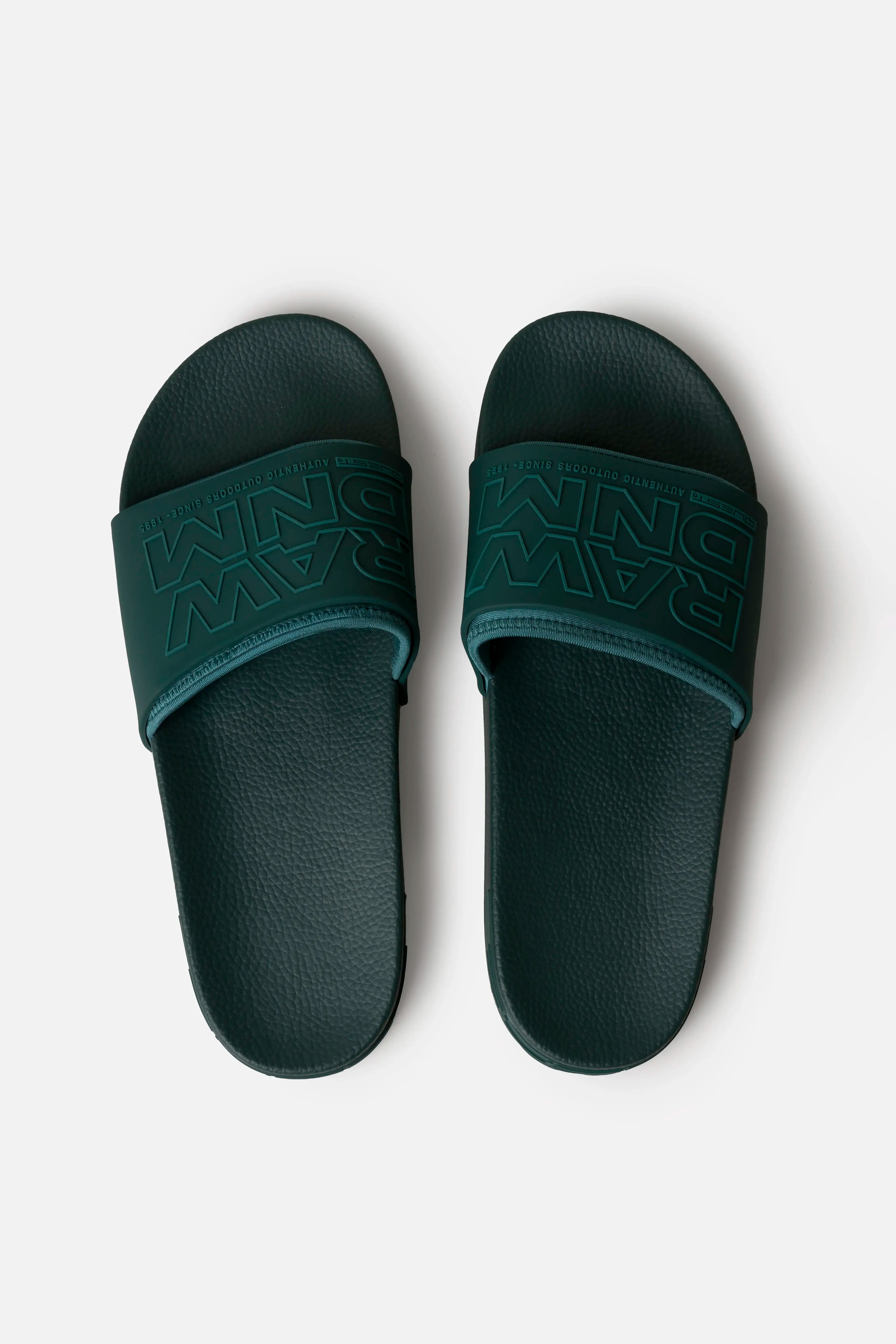 SANDALIAS TIPO PALA COLOR VERDE TORMENTA