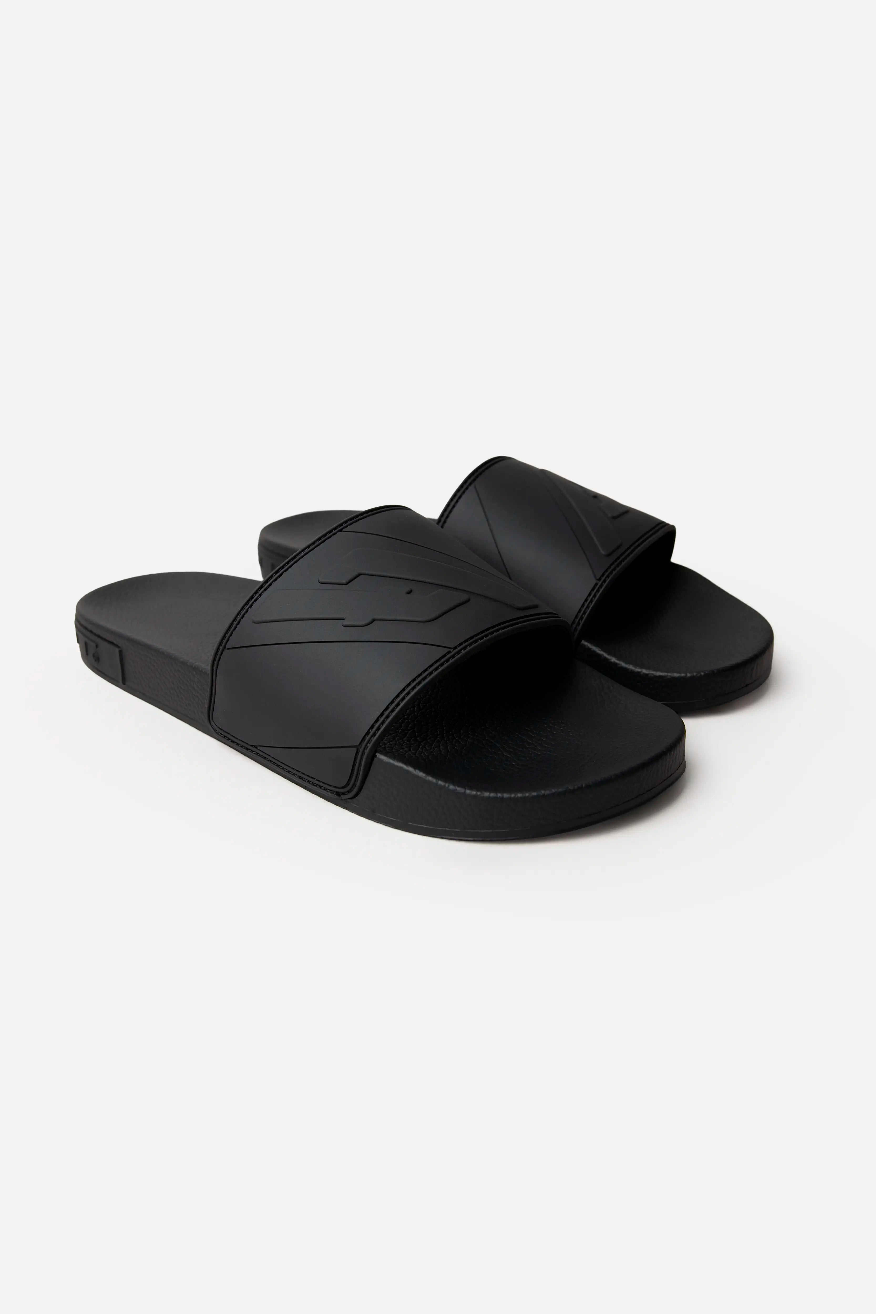 SANDALIAS TIPO PALA COLOR NEGRO