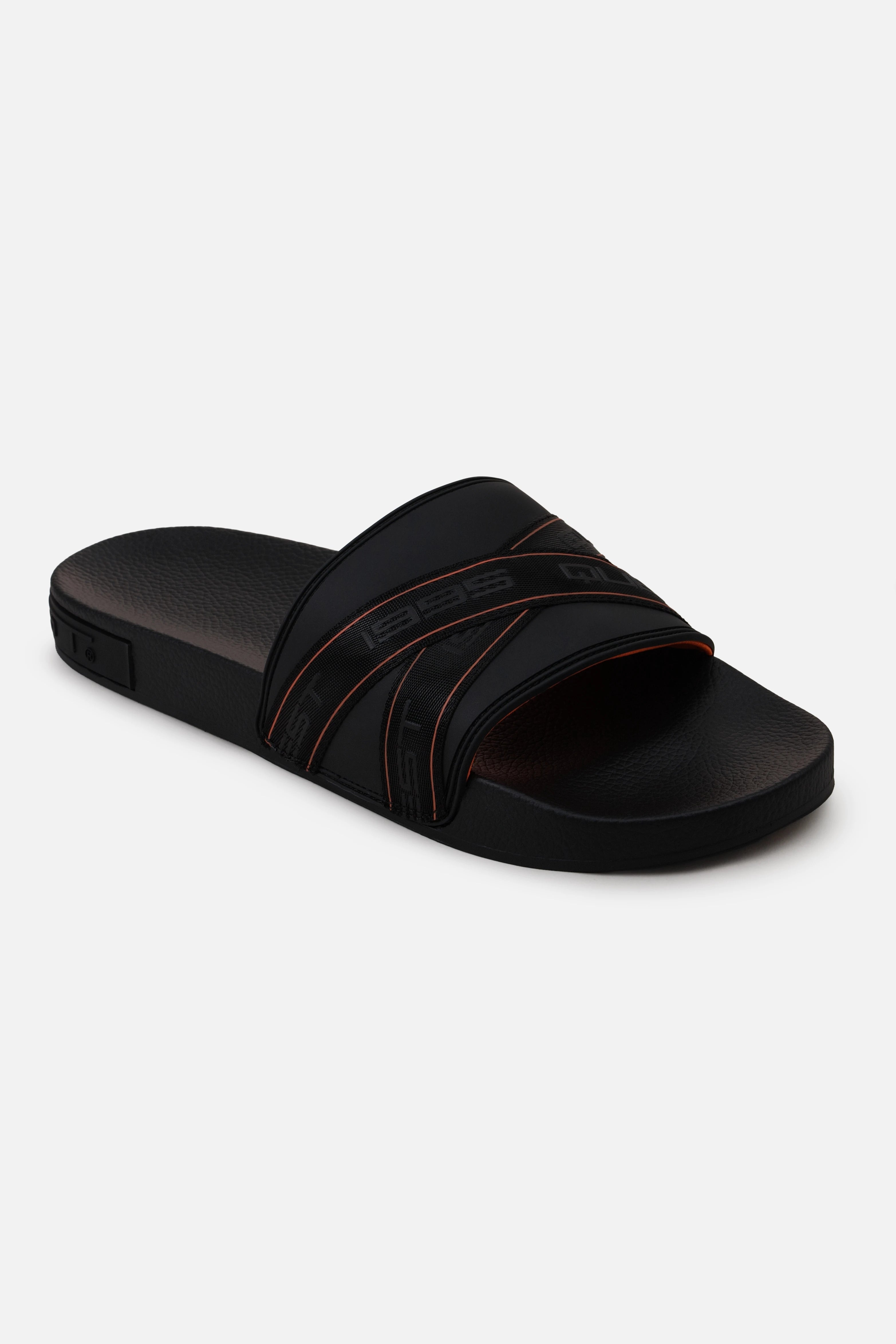 SANDALIAS TIPO PALA COLOR NEGRO