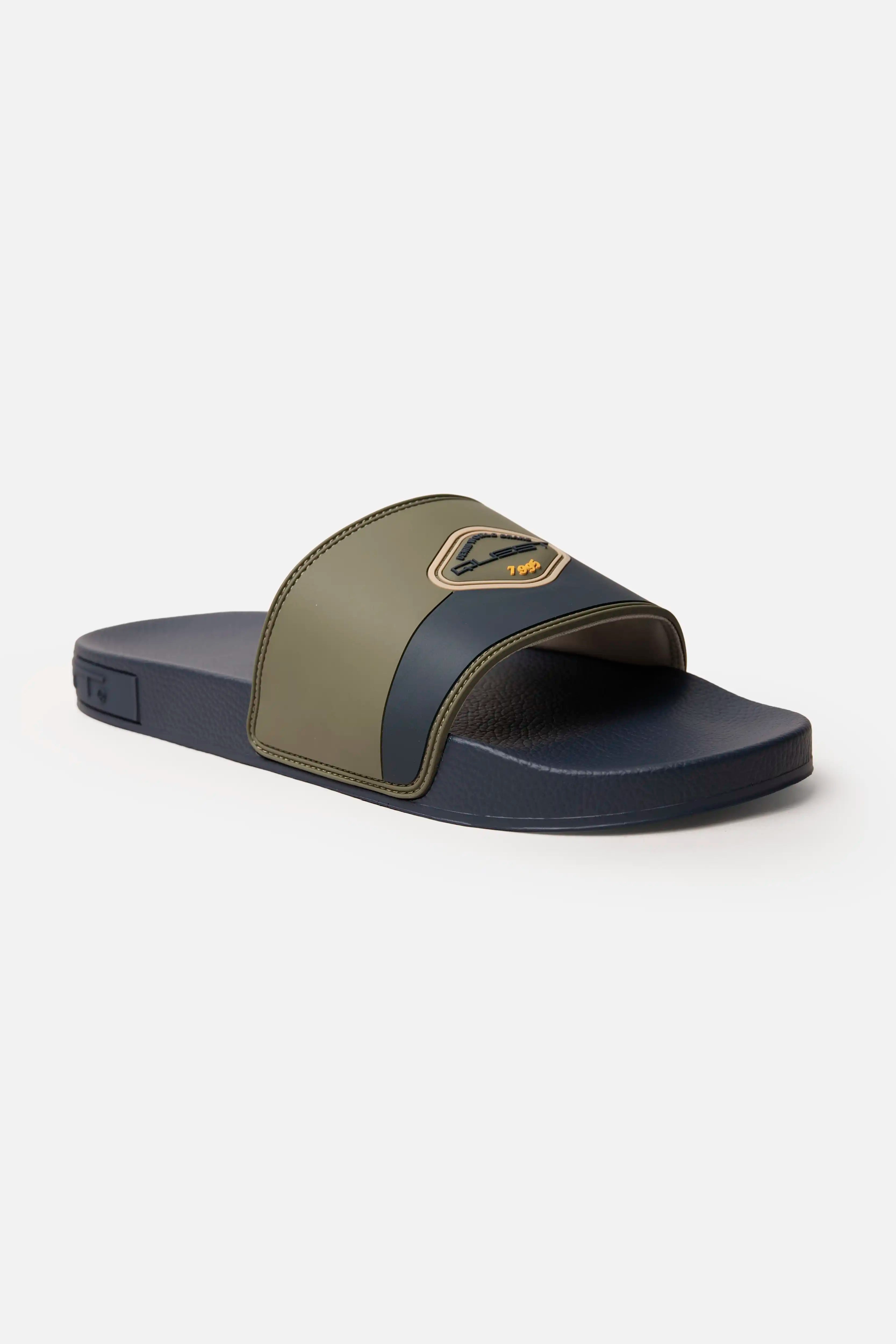 SANDALIAS TIPO PALA COLOR DARK OLIVA