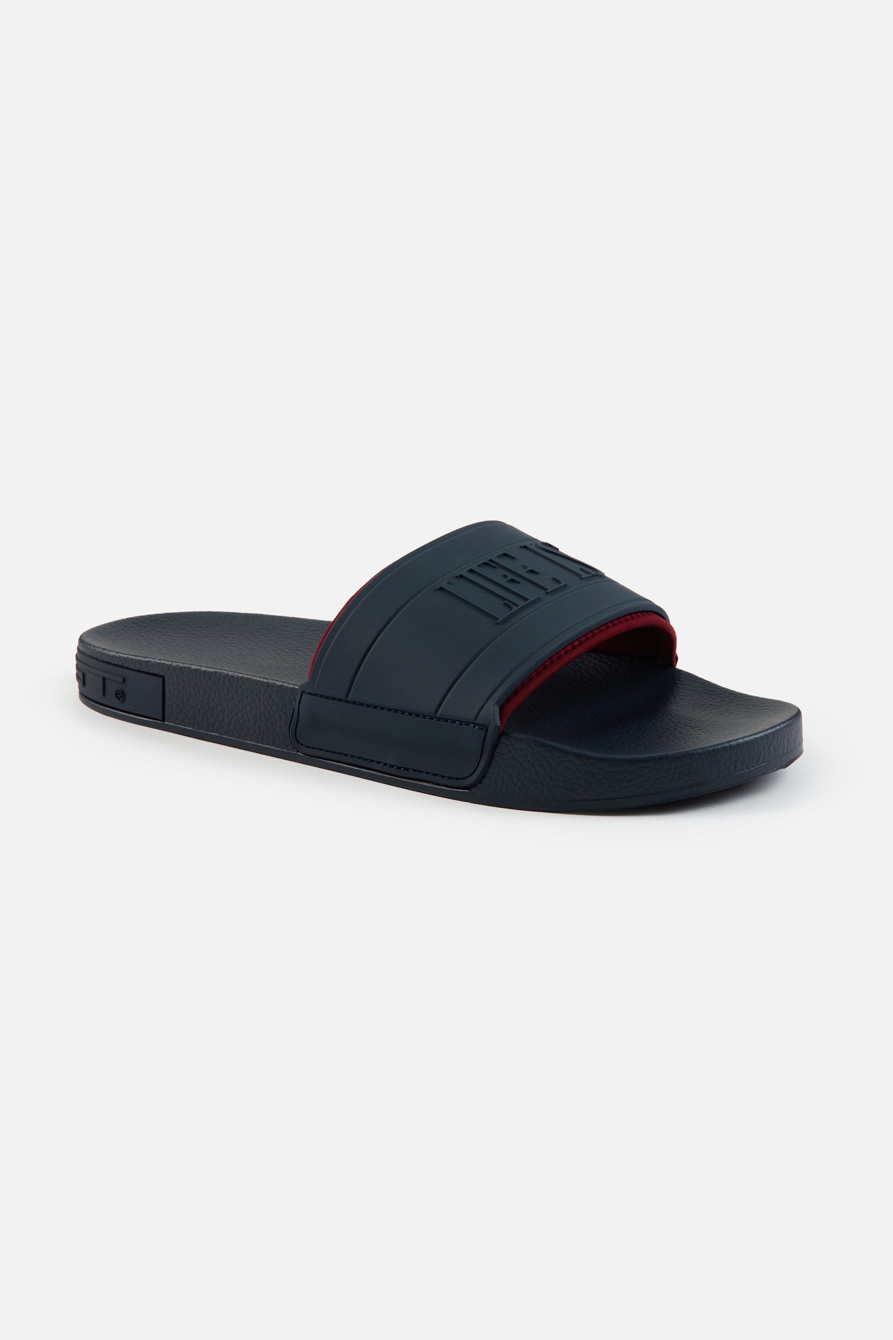 SANDALIAS TIPO PALA COLOR AZUL OSCURO