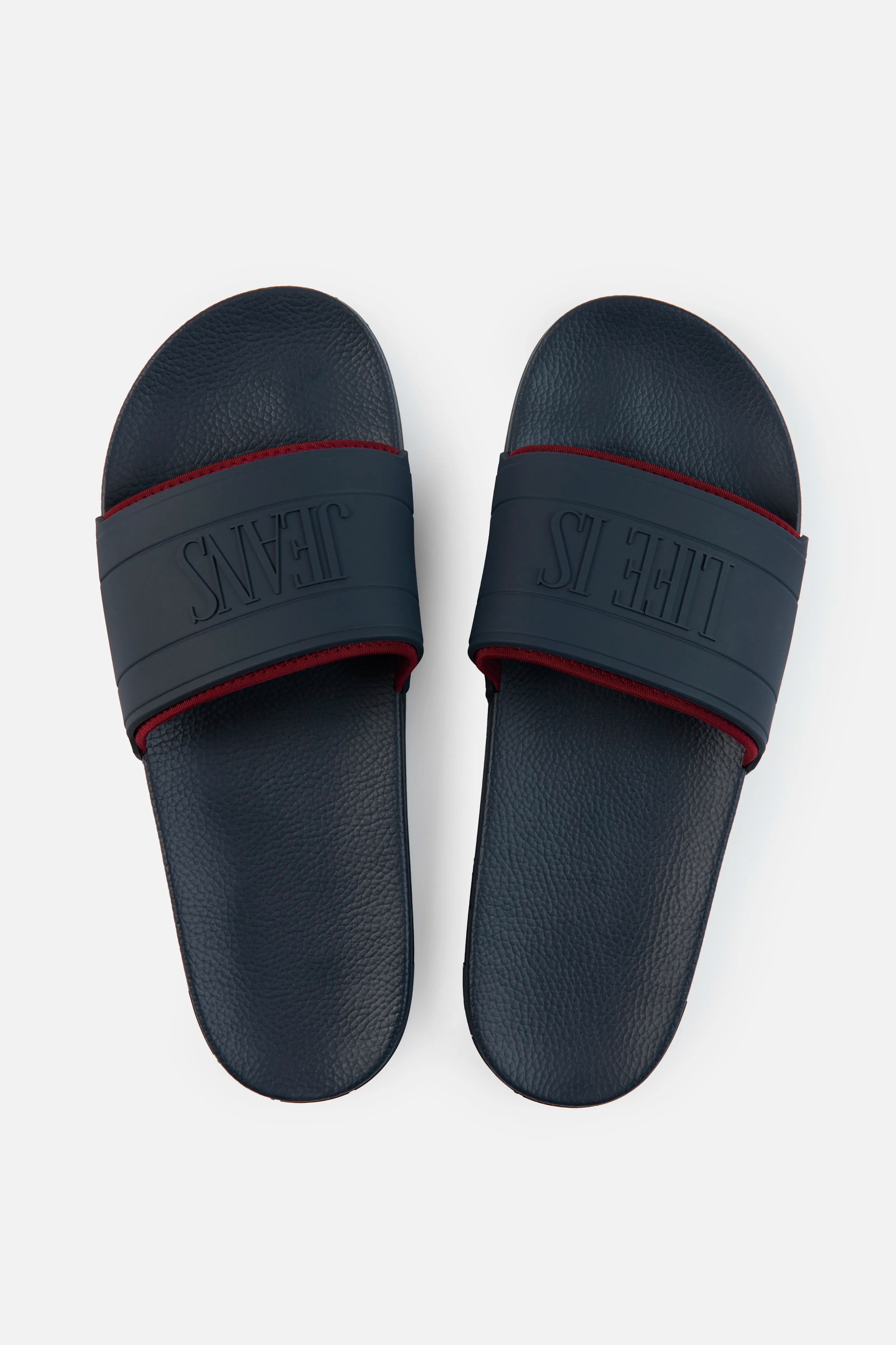 SANDALIAS TIPO PALA COLOR AZUL OSCURO