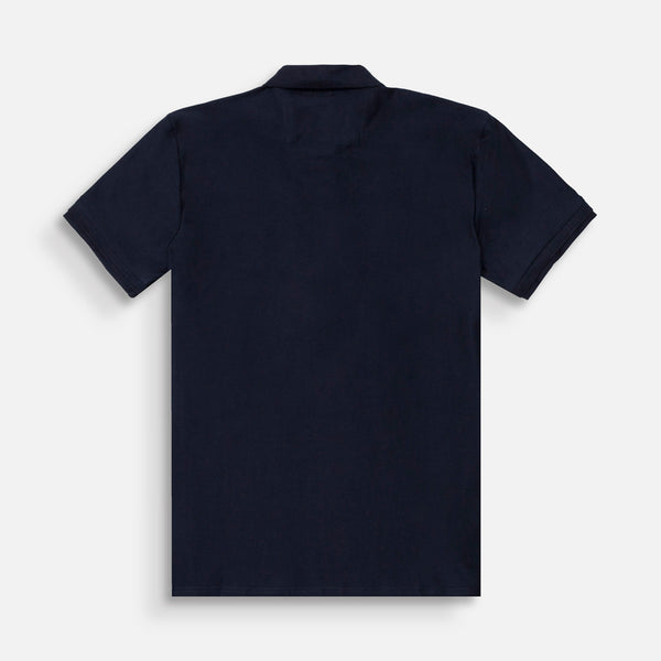 POLO MANGA CORTA COLOR AZUL OSCURO