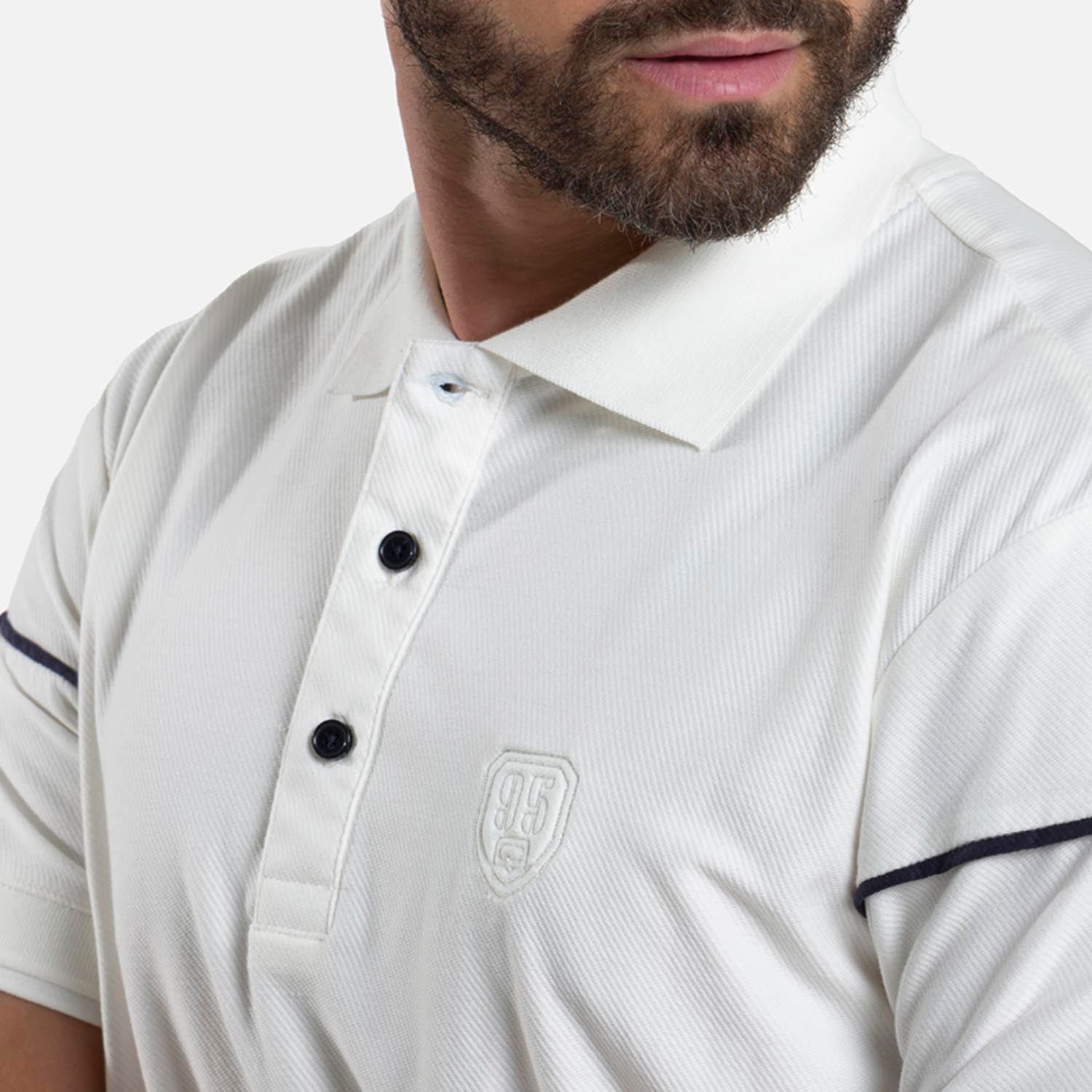 POLO MANGA CORTA COLOR IVORY