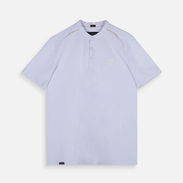 POLO MANGA CORTA COLOR BLANCO BLANCO