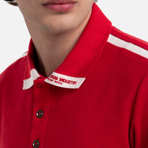 POLO MANGA CORTA COLOR ROJO