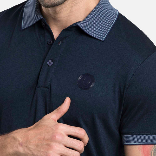 POLO MANGA CORTA COLOR AZUL OSCURO