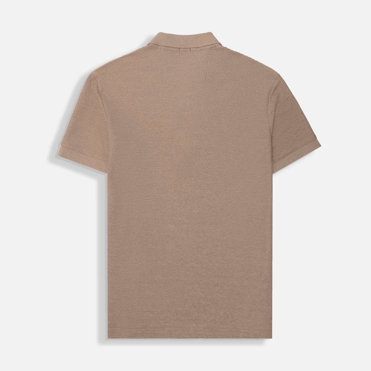 POLO MANGA CORTA COLOR CAMEL