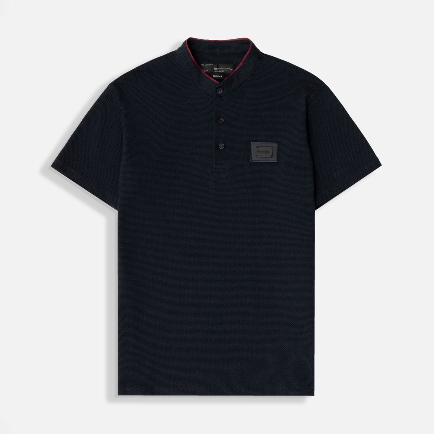 POLO MANGA CORTA COLOR AZUL OSCURO