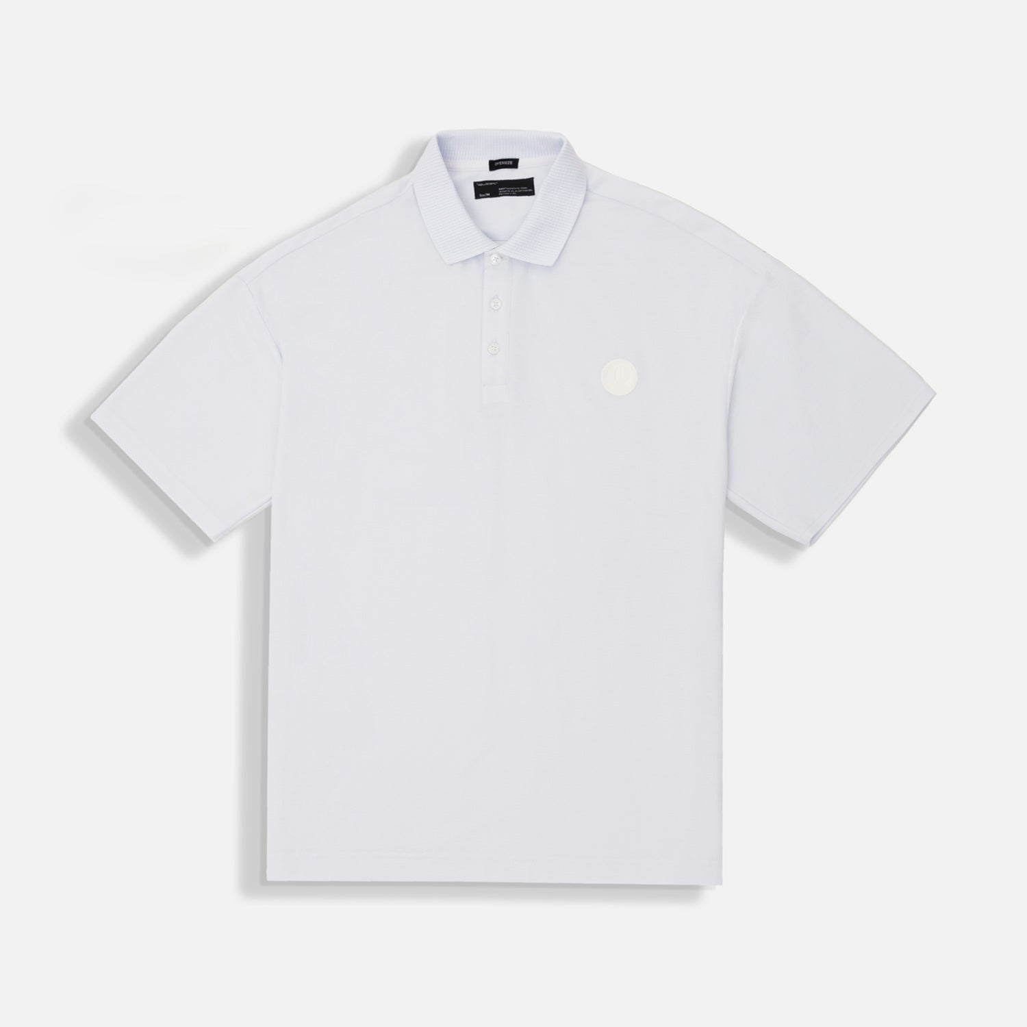 POLO MANGA LARGA COLOR BLANCO BLANCO