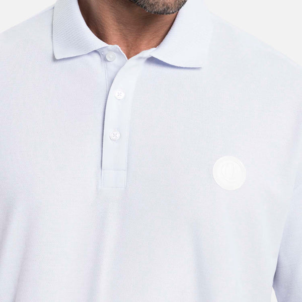 POLO MANGA LARGA COLOR BLANCO BLANCO