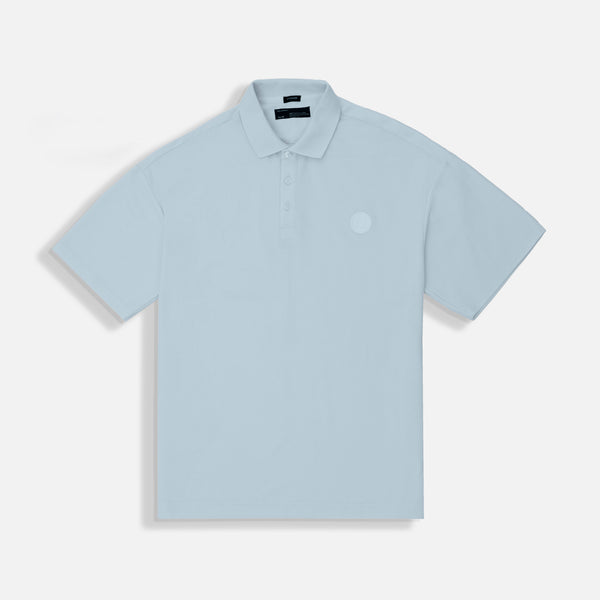 POLO MANGA LARGA COLOR AZUL CHAMBRAY