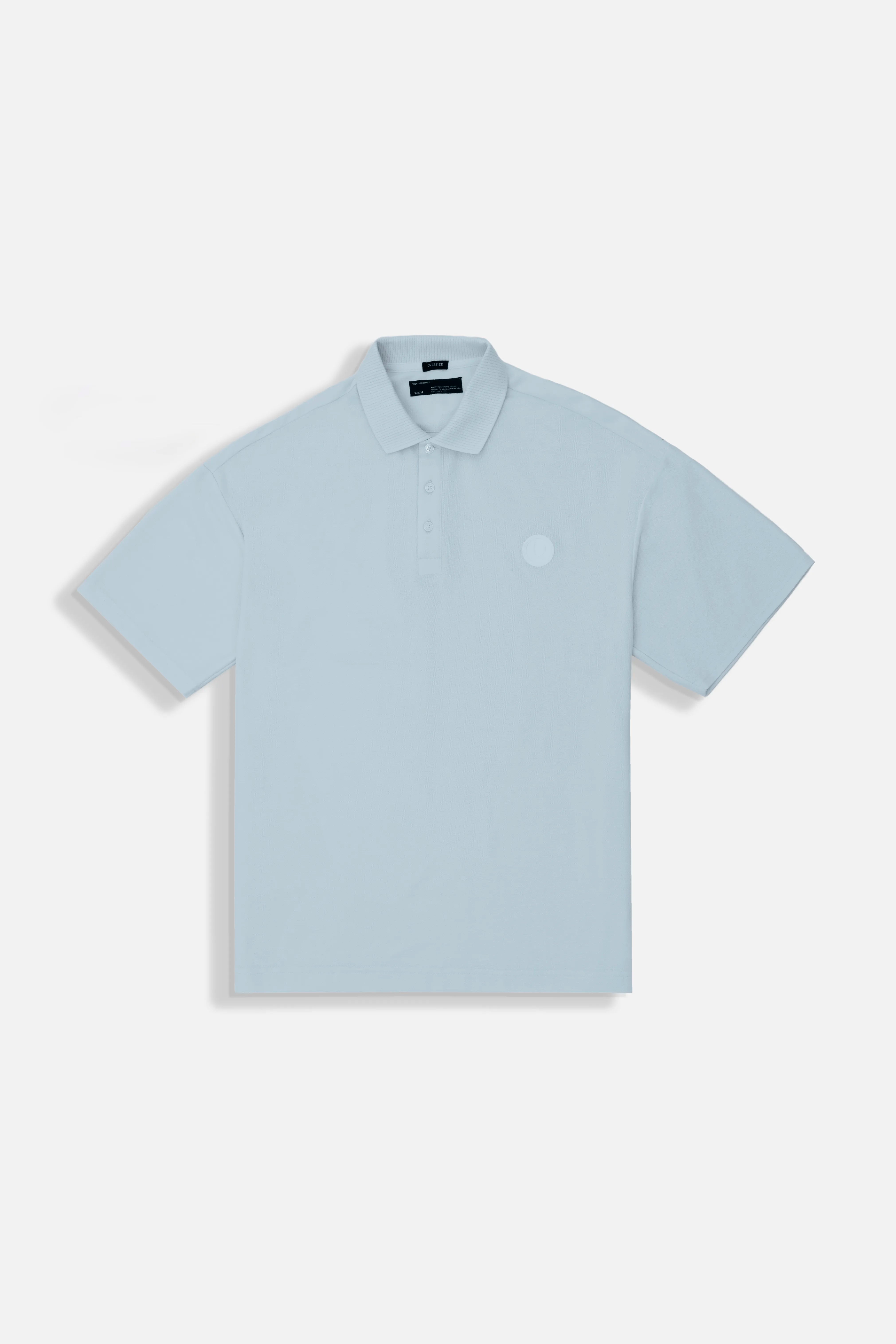 POLO MANGA LARGA COLOR AZUL CHAMBRAY