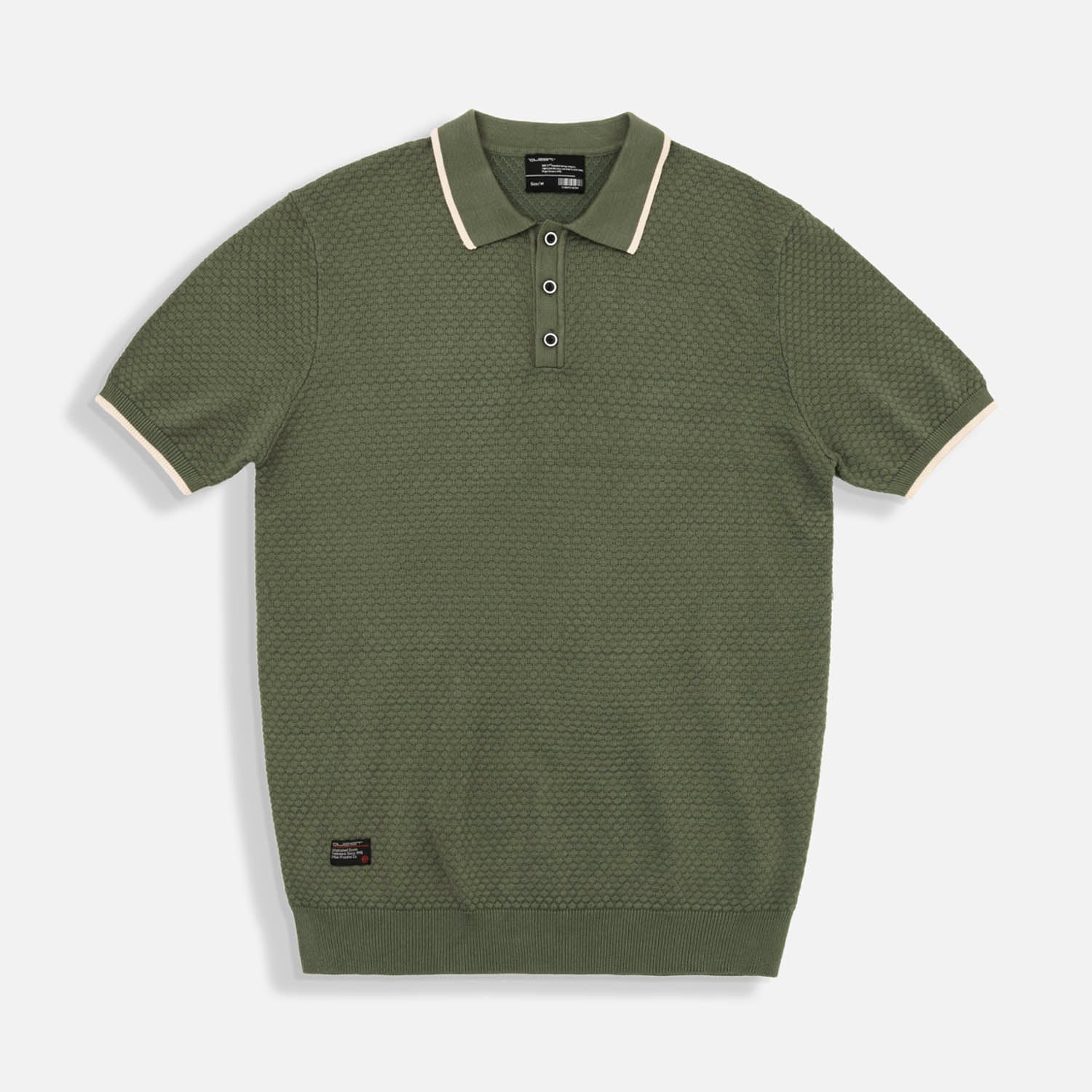 POLO MANGA CORTA COLOR VERDE OIL