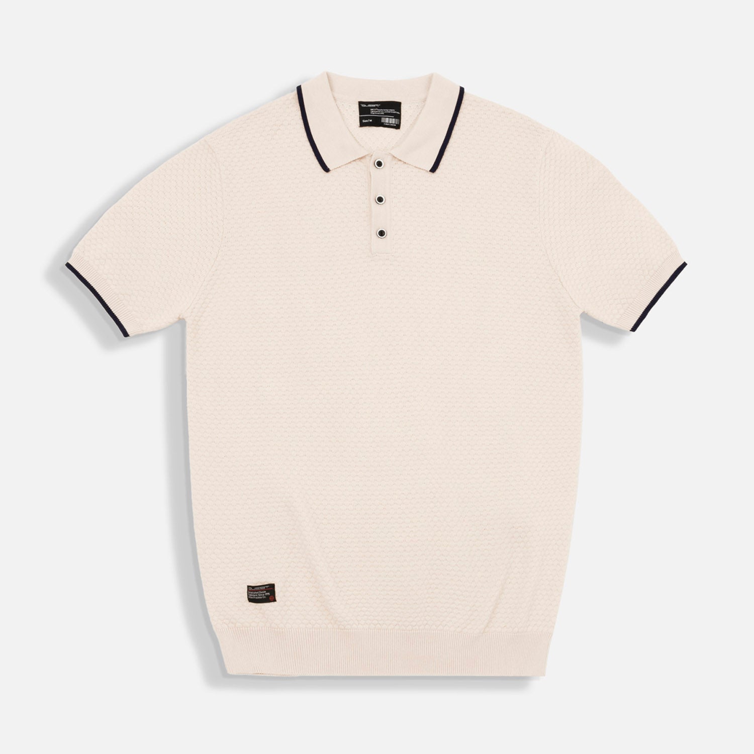 POLO MANGA CORTA COLOR IVORY