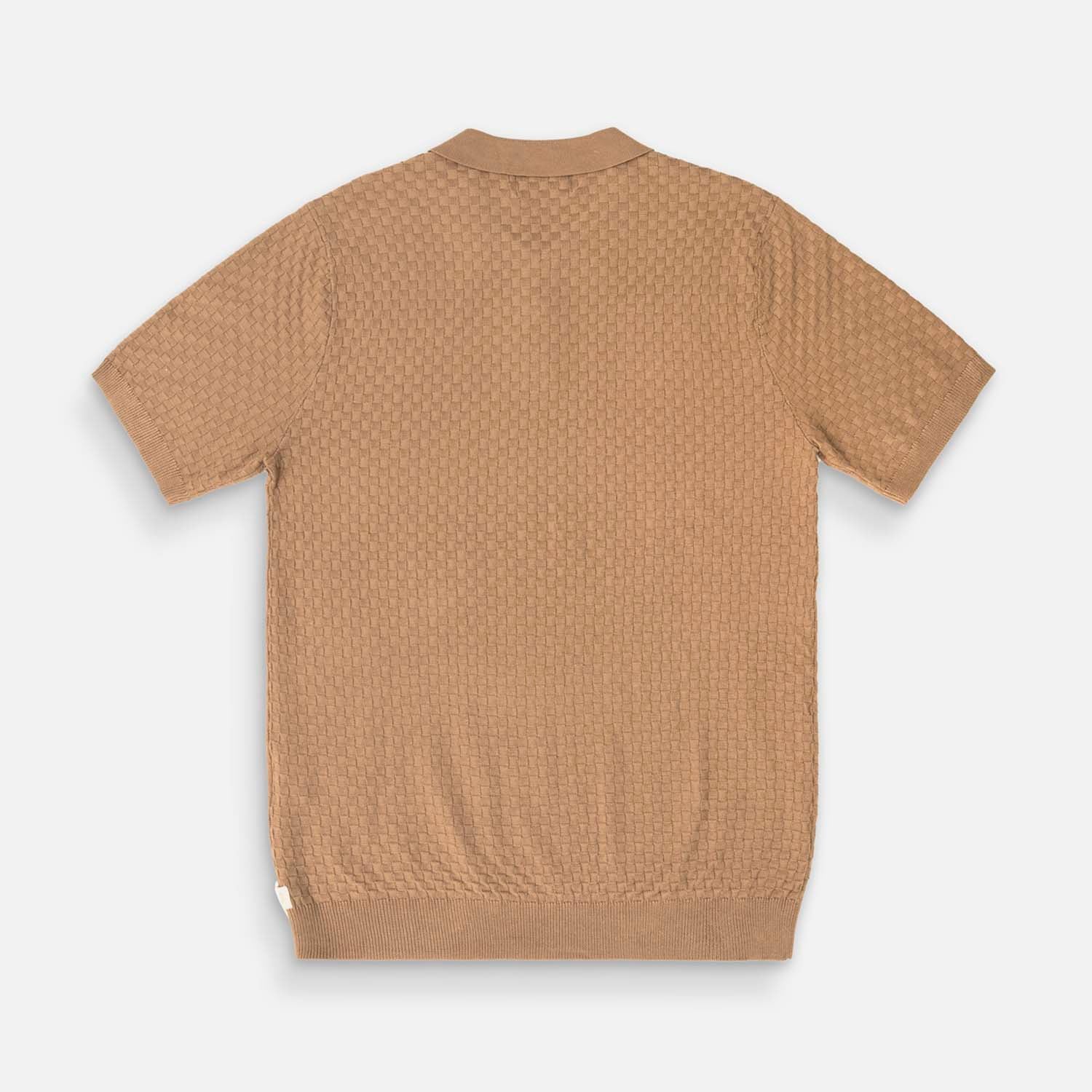 POLO MANGA CORTA COLOR TAUPE