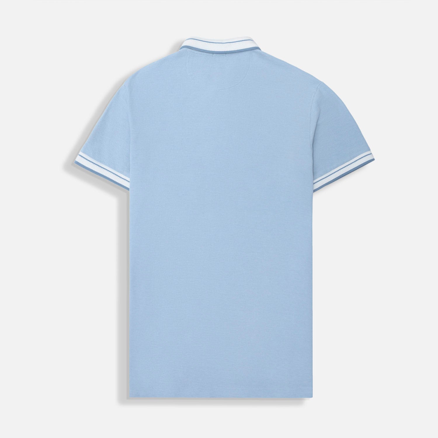 POLO MANGA CORTA COLOR AZUL CHAMBRAY